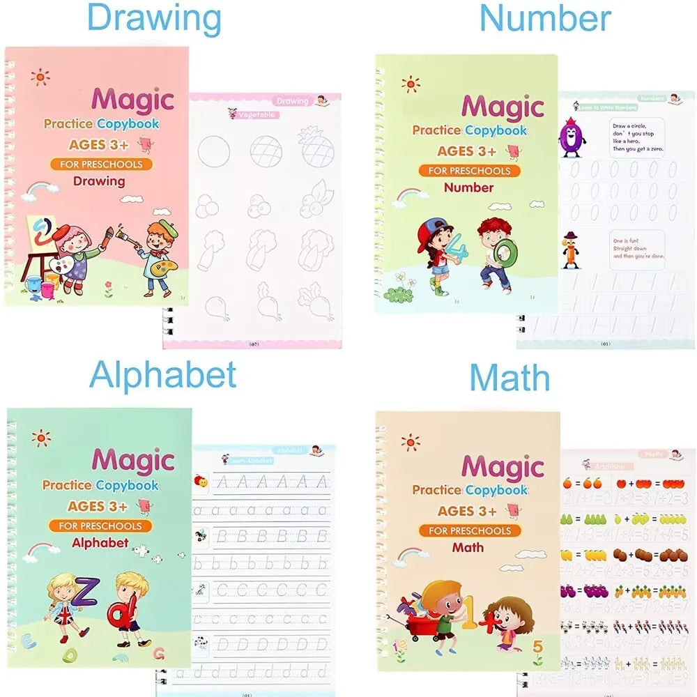 WonderWrite Reuseable Handingwriting Book For Kids